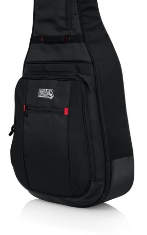 Gator Pro-Go széria akusztikus gitártáska gyapjú belsővel eltávolítható pántokkal