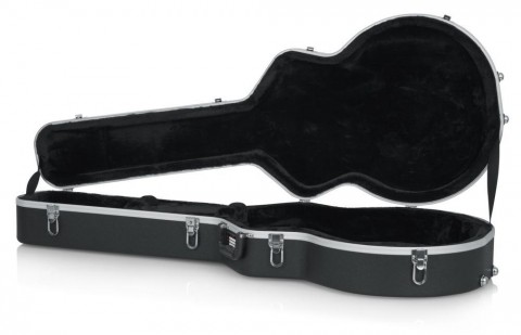 Gator Deluxe öntött műanyag keménytok 335-ös stílusú üreges testű elektromos gitárhoz