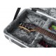 Gator Öntött műanyag keménytok elektromos gitárhoz beépített LED világítással