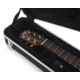 Gator Deluxe öntött műanyag keménytok Taylor GS Mini akusztikus gitárhoz