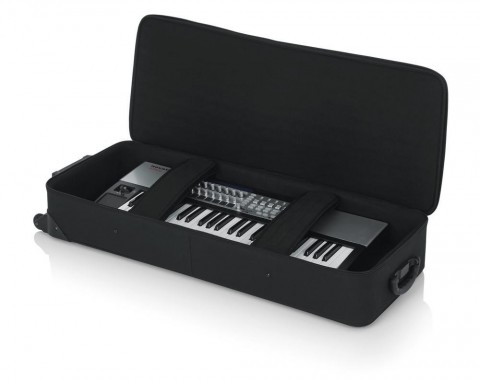 Gator Könnyű EPS szivacsos merev keyboard táska kerékkel 49 billentyűs hangszerhez