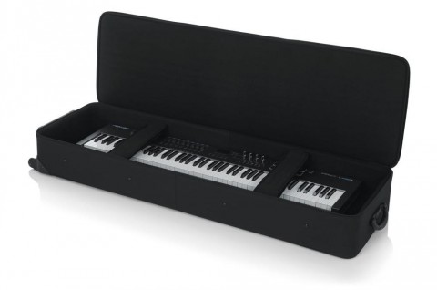 Gator Könnyű EPS szivacsos merev keyboard táska kerékkel 88 billentyűs hangszerhez Gator Könnyű EPS szivacsos merev keyboard táska kerékkel 88 billentyűs hangszerhez