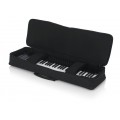 Gator Keyboard puhatok 61 billentyűs keskeny hangszerhez belső méret: 105x32x13 cm