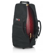 Gator Párnázott konga táska állítható pánttal kerekekkel