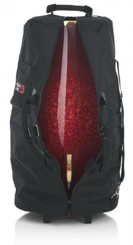 Gator Párnázott konga táska állítható pánttal kerekekkel