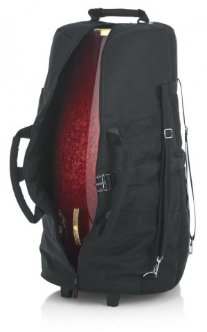 Gator Párnázott konga táska állítható pánttal kerekekkel