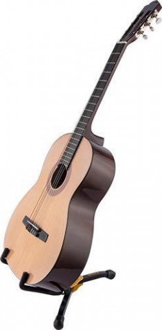 Hercules Gitárállvány kicsi akusztikus gitár részére + tok