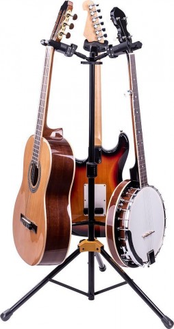 Hercules Gitárállvány három gitár részére AGS tartó