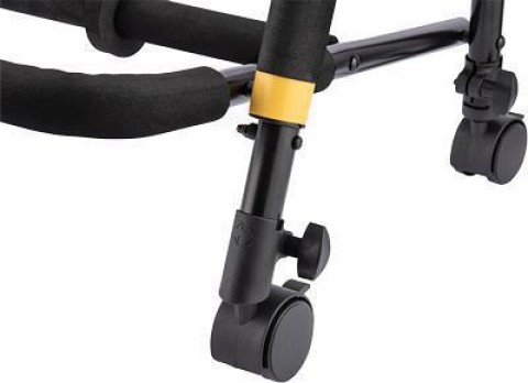 Hercules Gitárállvány három gitár részére kerekekkel Hercules Gitárállvány három gitár részére kerekekkel