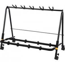 Hercules Gitárállvány öt gitár részére kerekekkel Hercules Gitárállvány öt gitár részére kerekekkel