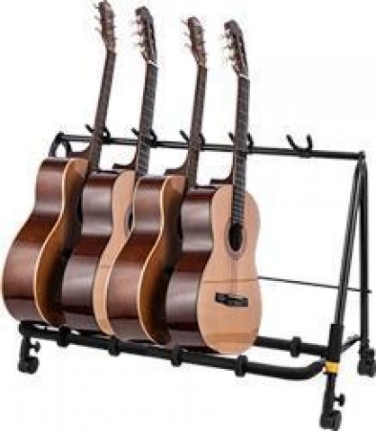 Hercules Gitárállvány öt gitár részére kerekekkel Hercules Gitárállvány öt gitár részére kerekekkel