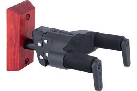 Hercules Gitártartó fa alap rövid szárú festett vörös színű talp Hercules Gitártartó fa alap rövid szárú festett vörös színű talp