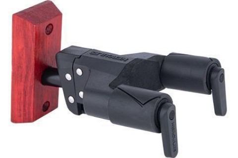 Hercules Gitártartó fa alap rövid szárú festett vörös színű talp Hercules Gitártartó fa alap rövid szárú festett vörös színű talp