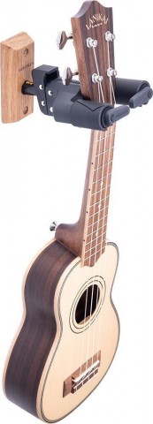 Hercules Gitártartó fa alap rövid szárú natúr fa szín