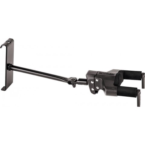 Hercules Gitártartó rácsos transzparensfalra szerelhető fém hosszú szárú módosított AGS