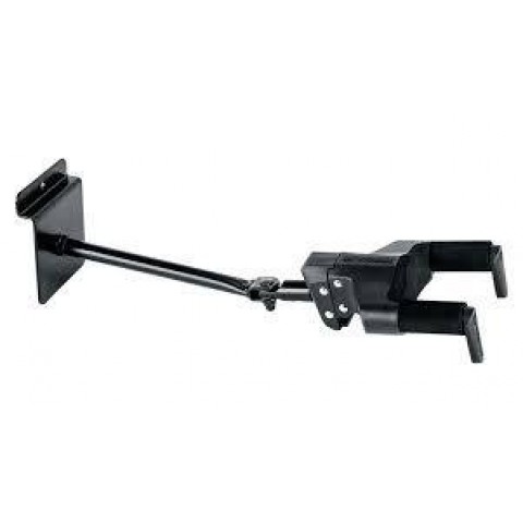 Hercules Gitártartó alumínium sínes panelre szerelhető fém hosszú szárú AGS tartó