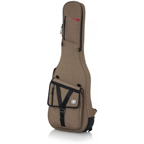 Gator Transit puhatok elektromos gitárhoz merev belső kialakítás 20 mm vastag bélés homokszín