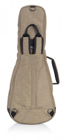 Gator Transit homokszínü puhatok koncert ukuleléhez 20 mm-es béléssel