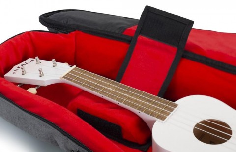 Gator Transit szürke puhatok szoprán ukuleléhez 20 mm-es béléssel