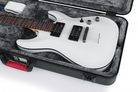 Gator TSA öntött műanyag keménytok elektromos gitárhoz beépített LED világítással