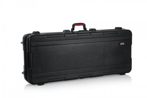 Gator TSA öntött műanyag keyboard keménytok 61 billentyűs hangszerhez kerekekkel