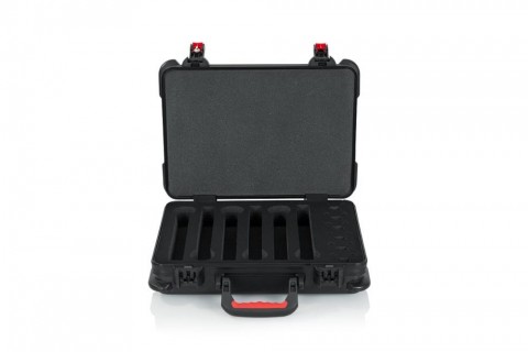 Gator TSA öntött műanyag keménytok 6 vezetéknélküli mikrofonhoz elem tárolókkal
