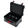 Gator TSA öntött műanyag keménytok 7 vezetéknélküli mikrofonhoz kiemelhető tálcákkal kellékekhez