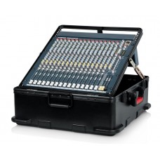 Gator TSA öntött műanyag keménytok keverőpulthoz kihajtható rack résszel 12U