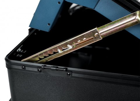 Gator TSA öntött műanyag keménytok keverőpulthoz kihajtható rack résszel 12U