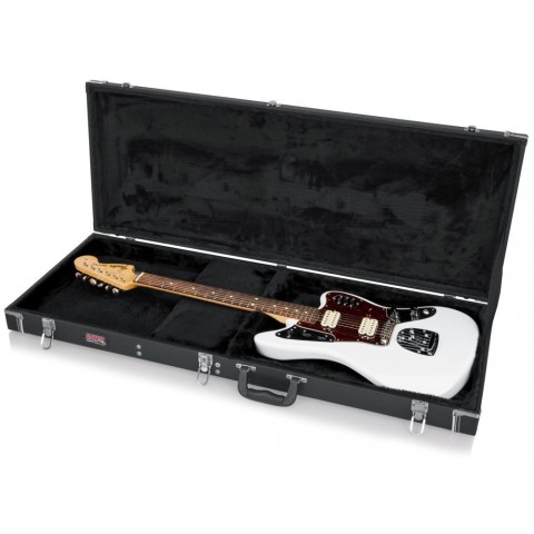 Gator Deluxe fa keménytok Jaguar és Jazzmaster fazonú elektromos gitárhoz