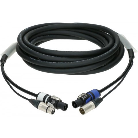 Klotz audio és táp 3G1.5 hibrid kábel XLR 3p + powerCON - 10m