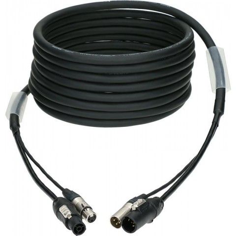 Klotz DMX és táp 3G1.5 hibrid kábel XLR 3p + powerCON TRUE1 - 20m