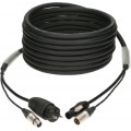 Klotz audio és táp 3G2,5 hibrid kábel XLR 3p + Schuko => powerCON TRUE1 - 50m