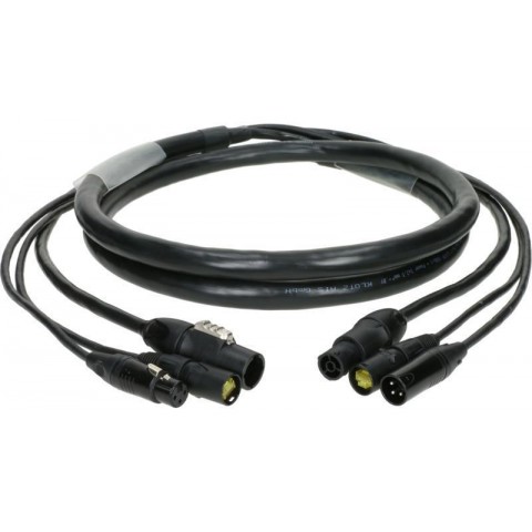 Klotz hibrid kábel etherCON + XLR 3p + powerCON TRUE1 - opcionális teljes IP65 - 20m