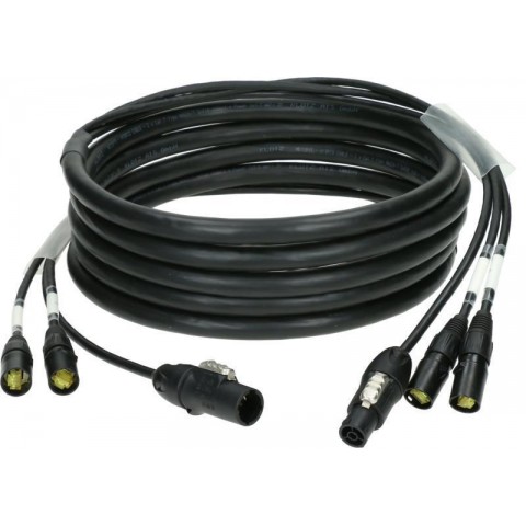 Klotz CAT7 és táp 3G1.5 hibrid kábel 2 x etherCON + powerCON TRUE1 - 20m