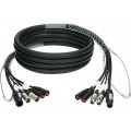 Klotz CAT5e és audió és táp 3G2.5 hibrid kábel 2 x etherCON + 2 x XLR 3p + powerCON TRUE1 - 80m