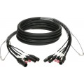 Klotz CAT5e és DMX és táp 3G2.5 hibrid kábel 2 x RJ45 + 2 x XLR 5p + powerCON TRUE1 - 50m