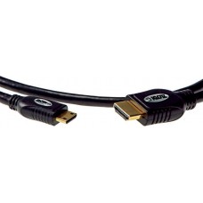 Klotz HDMI nagysebességű kábel aranyozott HDMI A és C csatlakozókkal - 3m