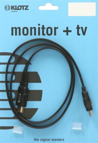 Klotz HDMI nagysebességű Ethernet lapos kábel - 1m