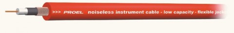 PROEL Hangszerkábel piros (100m-es bund) mono d: 6,4 mm