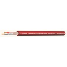 PROEL Mikrofonkábel(2 x 0,22 mm2) piros PVC Ø 6,50 mm (100m-es bund)