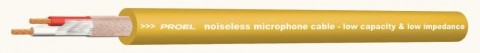 PROEL Mikrofonkábel(2 x 0,22 mm2) sárga PVC Ø 6,50 mm (100m-es bund)