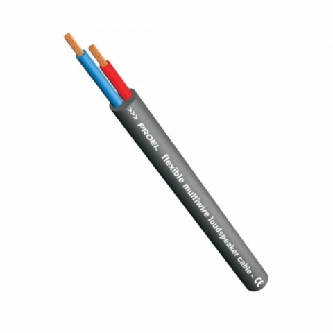 PROEL Hangfalkábel fekete 2x1,5 mm