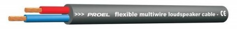 PROEL Hangfalkábel fekete HPC620B 2x2,5 mm,(100m-es bund),