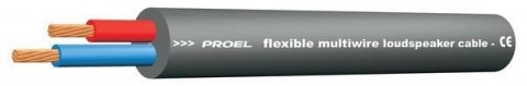 PROEL Hangfalkábel 2x4mm 11mm átmérő fekete