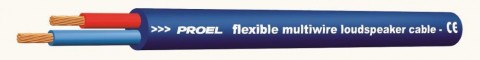 PROEL Hangfalkábel 2x4mm 9,2mm átmérő halogén mentes lángálló kék