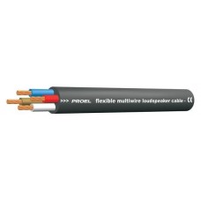 PROEL Hangfalkábel fekete HPC640B 4x2,5 mm,(100m-es bund), PROEL Hangfalkábel fekete HPC640B 4x2,5 mm,(100m-es bund),