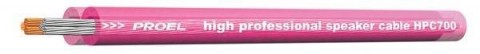 PROEL Hangfalkábel 2x1,5mm áttetsző lapos köpeny piros PROEL Hangfalkábel 2x1,5mm áttetsző lapos köpeny piros