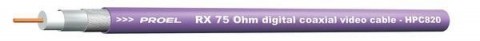 PROEL Videó kábel koax 75 Ohm kettős árnyékolás 4,5mm átmérő PROEL Videó kábel koax 75 Ohm kettős árnyékolás 4,5mm átmérő