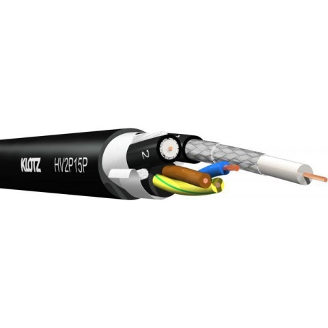 Klotz hibrid kábel - mobil - VP 2 x HD-SDI videó + tápellátás 1,5 mm²